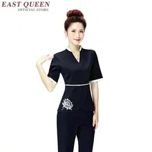 Спа тайский Массажная форма для салона красоты, медицинская Униформа Платье с v-образным вырезом, стройнящее платье Ресторан отеля униформы для официантов xxxl AA2753 YQ