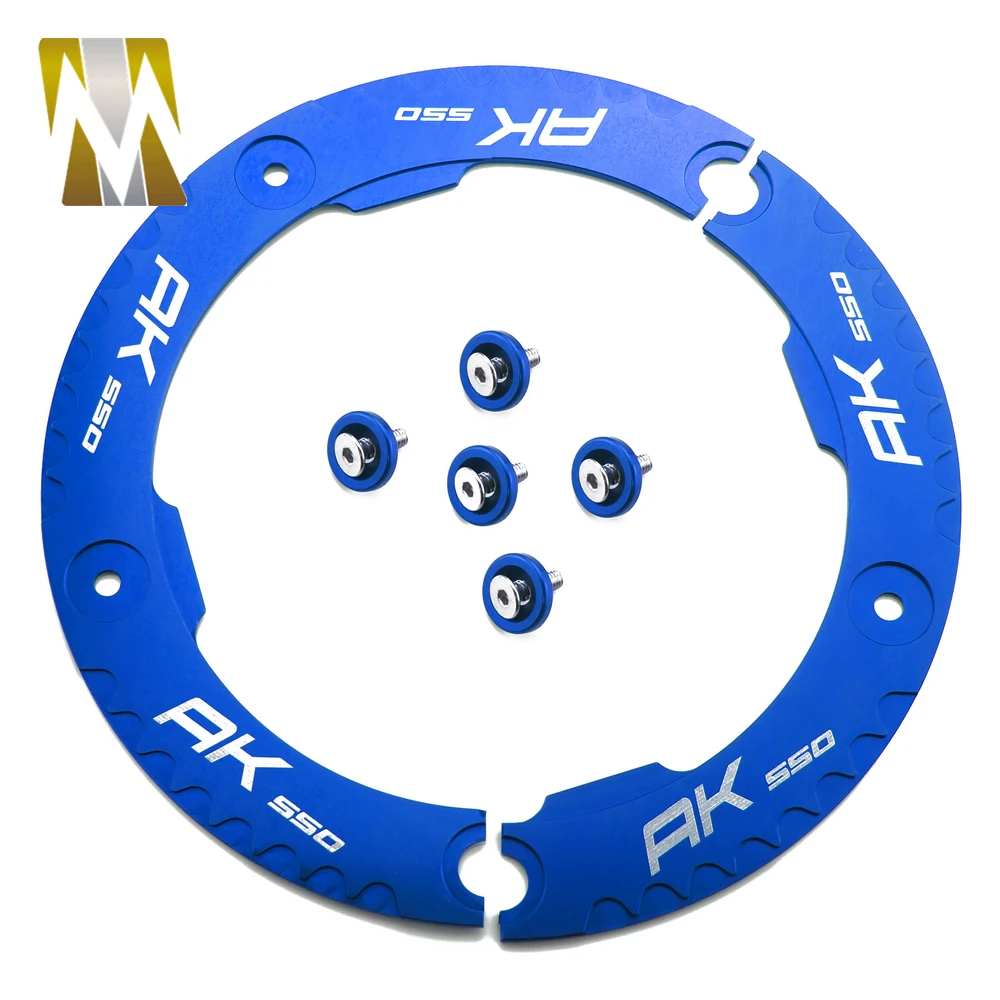 С логотипом Трансмиссия ремень шкив защитный чехол для KYMCO AK550 AK 550 мотоцикл Алюминиевые аксессуары cnc