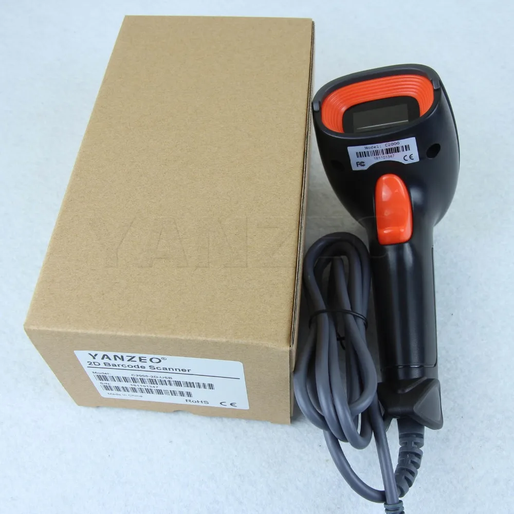 Yanzeo 1D/2D USB السلكية بلوتوث اللاسلكية قارئ QR الباركود قارئ PDF417 IOS الروبوت باد المحمولة 2.4G الباركود ماسحة