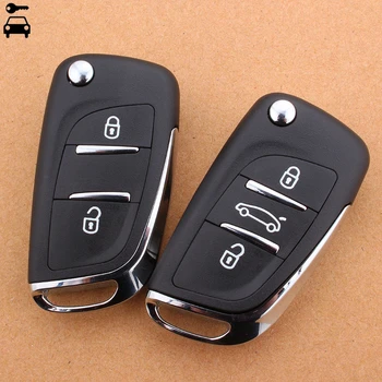 Car 3 Buttons Flip Remote Key Shell Key Case CE0536 for PEUGEOT 207 206 307 308 407 408 508 for CITROEN C1 C2 C3 C4 C5 Picasso 2018 hot sale sale words car case for citroen c2 c4 c5 ds 3 4 5 ds6 ds5 peugeot 307 206 308 207 406 408 301 trim board sub