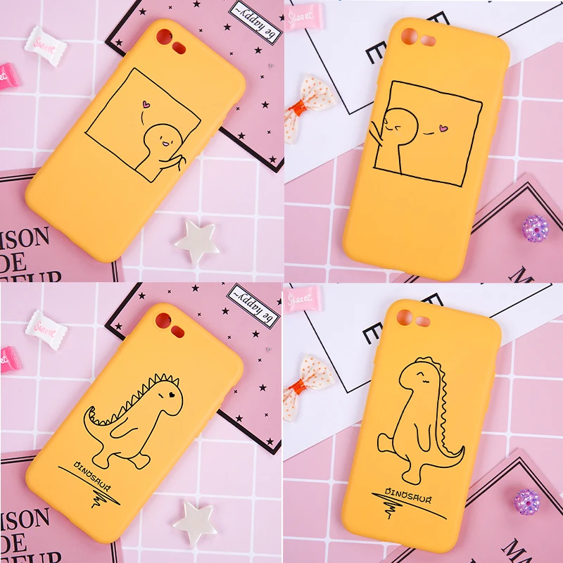 

Cartoon Love Message Phone Case For iPhone 5 5s SE XS MAX XR 6 6S Plus Yellow Soft silicone Phone Case For iPhone 8 7 Plus