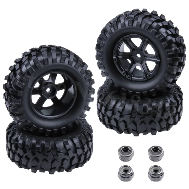 Special Price 4pcs RC 1.9" Tires Wheels Rims 12mm Hex Hub For Redcat Racing Everest-10 Electric Rock Crawler Spare Parts