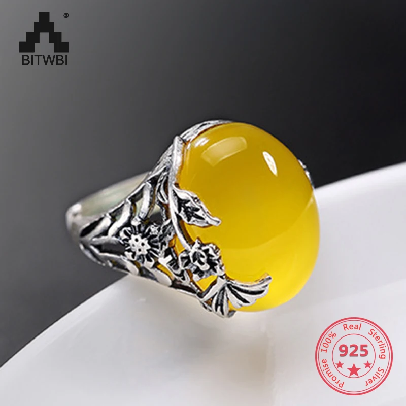 

Hot Sale 925 Sterling Sliver Adjustable Rings Fashion High-end Retro Flower Hollow Plum Ring High Quality Jewelry Gift for Women