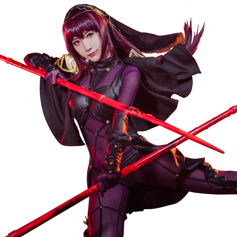 Аниме! Fate/Grand Order FGO Scathach Версия 3 0 боевой костюм сексуальная униформа косплей