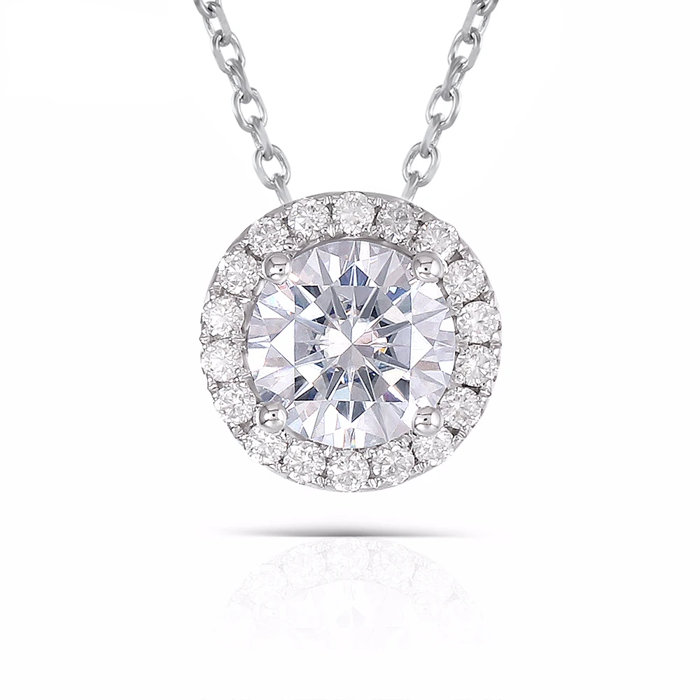 moissanite halo necklace (1)