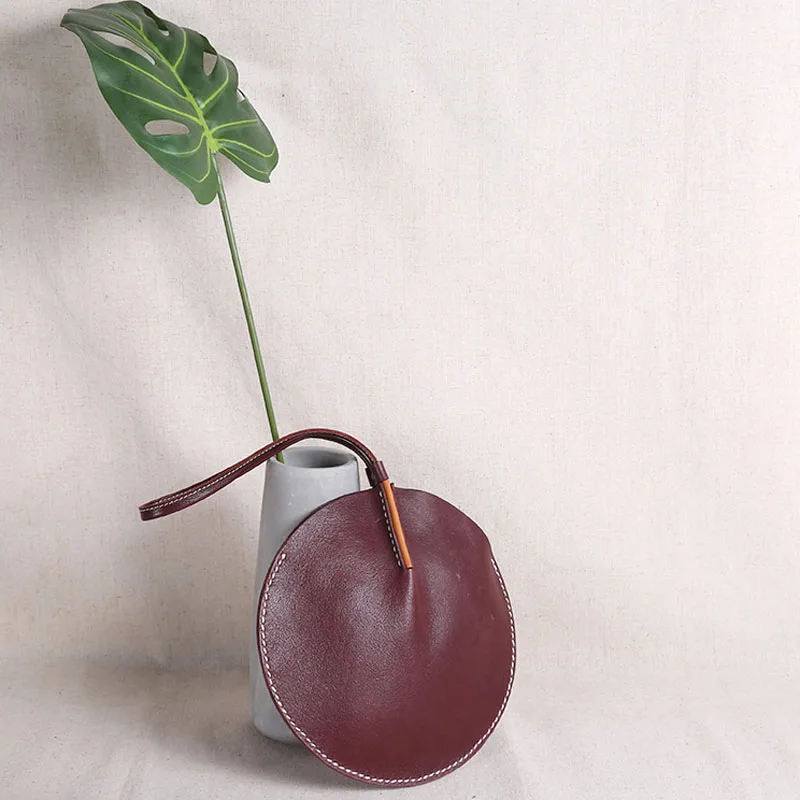 AETOO Handmade leather handbags women's clutch bag hand bag first layer leather coin purse small bag mobile phone bag new