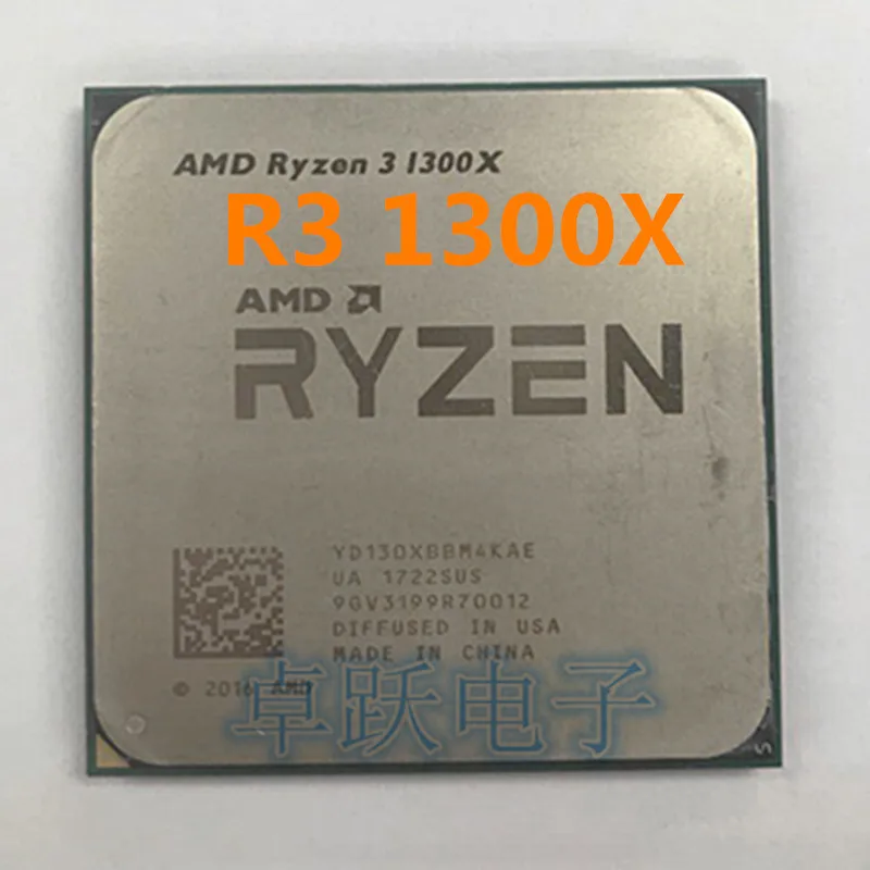 

AMD Ryzen 3 1300X R3 1300X 3.5 GHz Quad-Core CPU Processor Socket AM4
