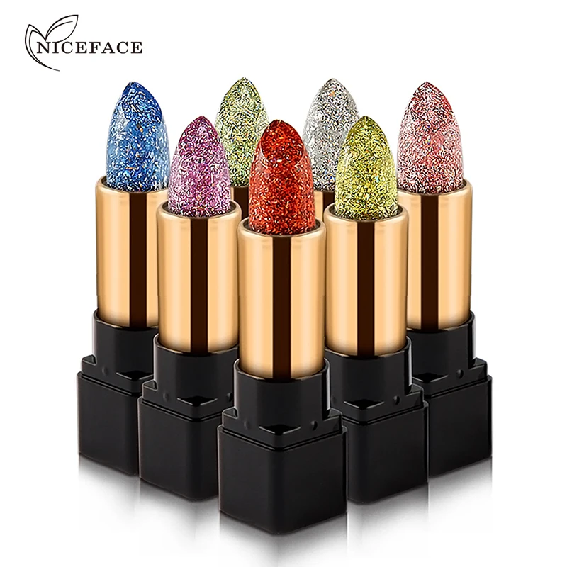 niceface Brand Magic Temperature Change Color Lip Stick Waterproof Long Lasting Moisturizer Shiny Glitter Lipstick Cosmetic niceface Brand Magic Temperature Change Color Lip Stick Waterproof Long Lasting Moisturizer Shiny Glitter Lipstick Cosmetic