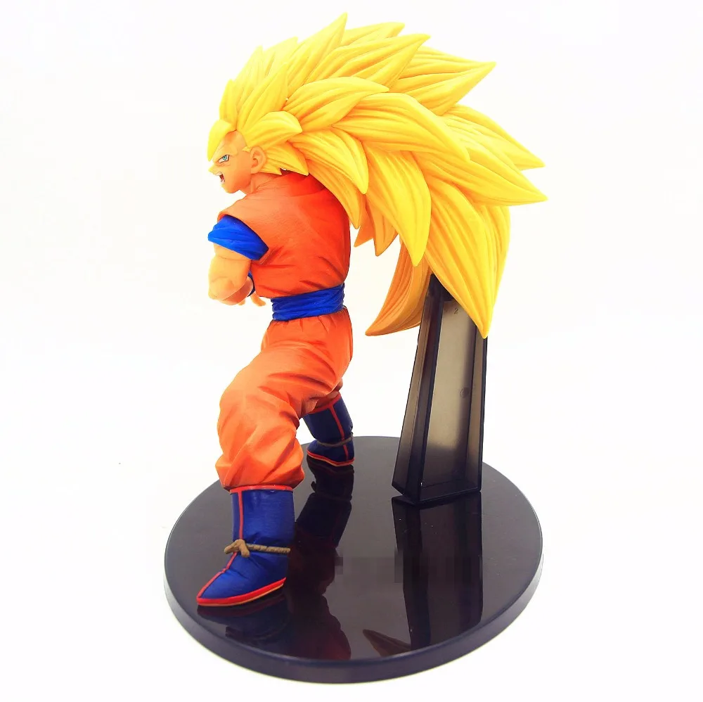 LSY Dragon Ball Z Супер Saiyan 3 Сон Гоку ПВХ фигурка Коллекционная модель игрушки см 18 Лидер