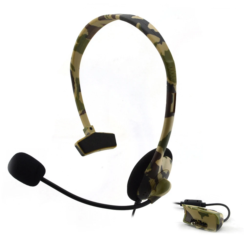 Wired Chat Headset Game Headphones Microphone Wired 110cm 2.5mm Cable