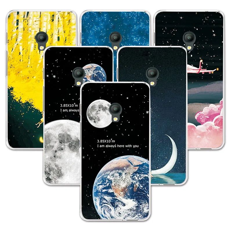 

FOR Alcatel 5045d Couple Style Phone Case Space Stars Fantasy Art Print For Alcatel One Touch Pixi 4 5.0" OT-5045 Back Cover