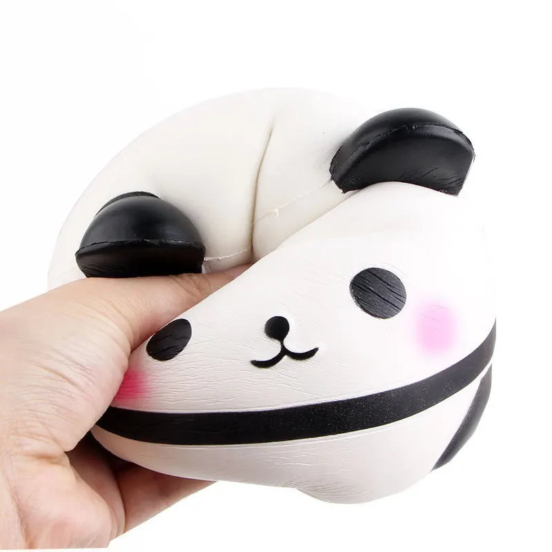 Jumbo Squishy Kawaii Panda Egg PU Material Slow Rebound Doll Decompression Squeeze Kid Toys Relieve Stress Children's Day Gifts
