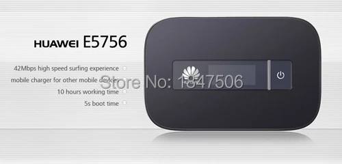 Huawei e5756 3G Wi-Fi Мобильный Wi-Fi беспроводного модема Hotspot Мобильный маршрутизатор+ Huawei af10 адаптер