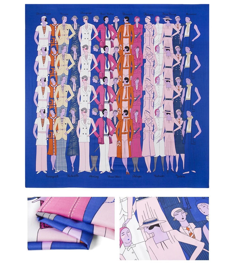 Print Silk Shawl (6)
