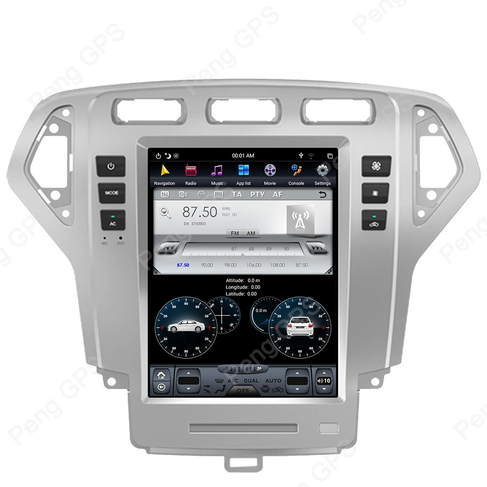Android 9 0 навигация в приборной панели AV Приемник для Ford Fusion Mondeo MK4 2007 2010 черный и