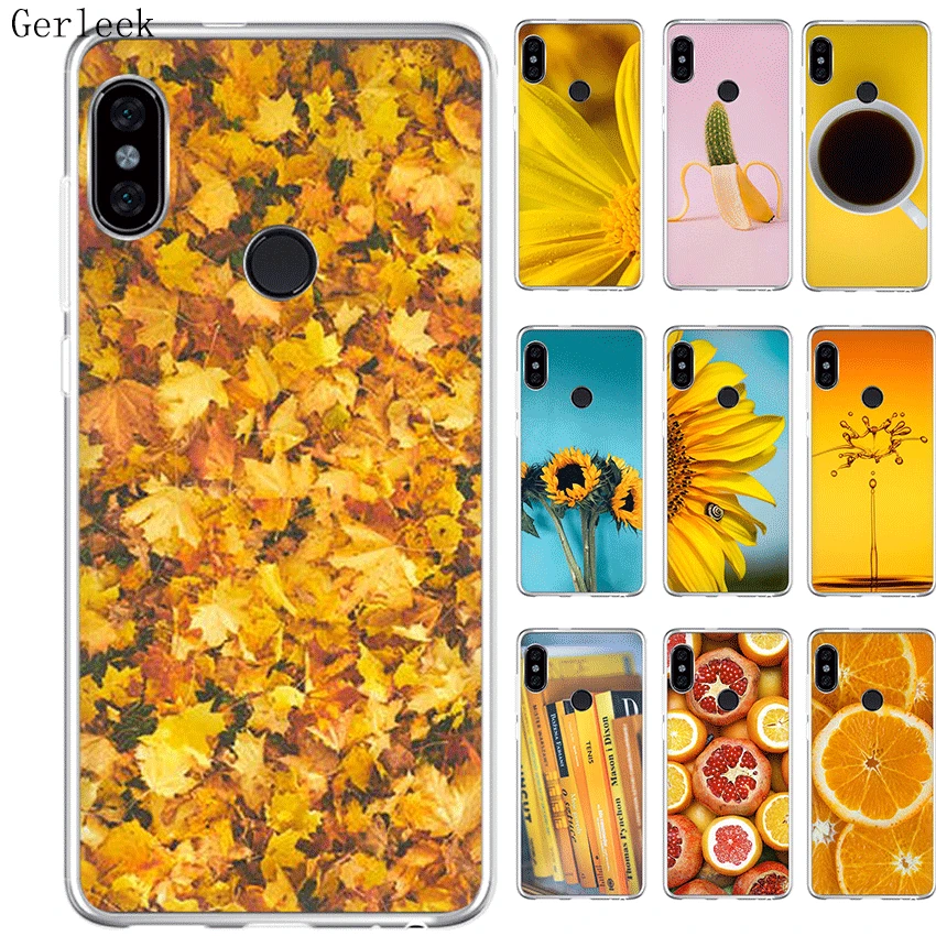 Gerleek желтый чехол для телефона с арбузом Redmi 3 3S 4 4A 4X5 5A 6 6A S2 Pro Prime Plus|Чехлы-накладки|