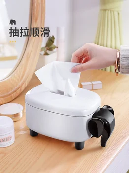 

Elephant Tissue Box Creative European Bedroom Desktop Remote Control Storage Creative Tissue Box Decoration Furnishing 3DZJC01