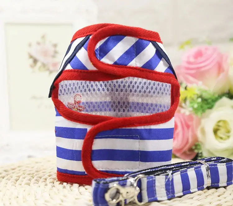 D64_Cute_Soft_Puppy_Small_Dog_Vest_Harness_and_Walking_Leash_Leads_Set_Stripe_Sailor_Costumes_Pet_Dog_Leash_for_Yorkshire_ (3)