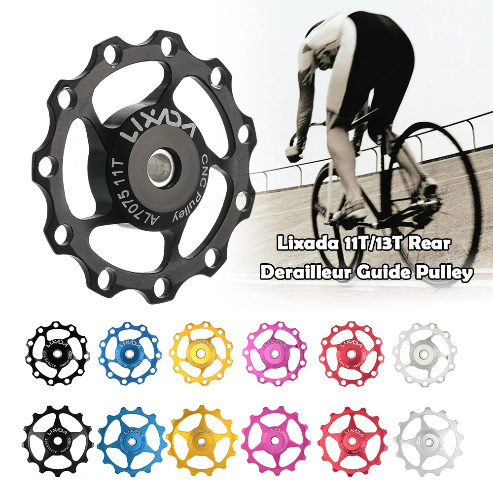1Pcs Bicycle Rear Derailleur Pulley 11T 13T MTB Road Bike Rear