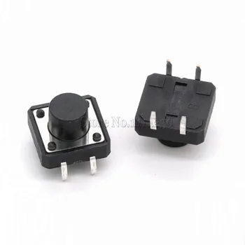 

100Pcs 12 x 12mm x 8mm 12*12*8H Panel PCB Momentary Tactile Tact Push Button Switch DIP