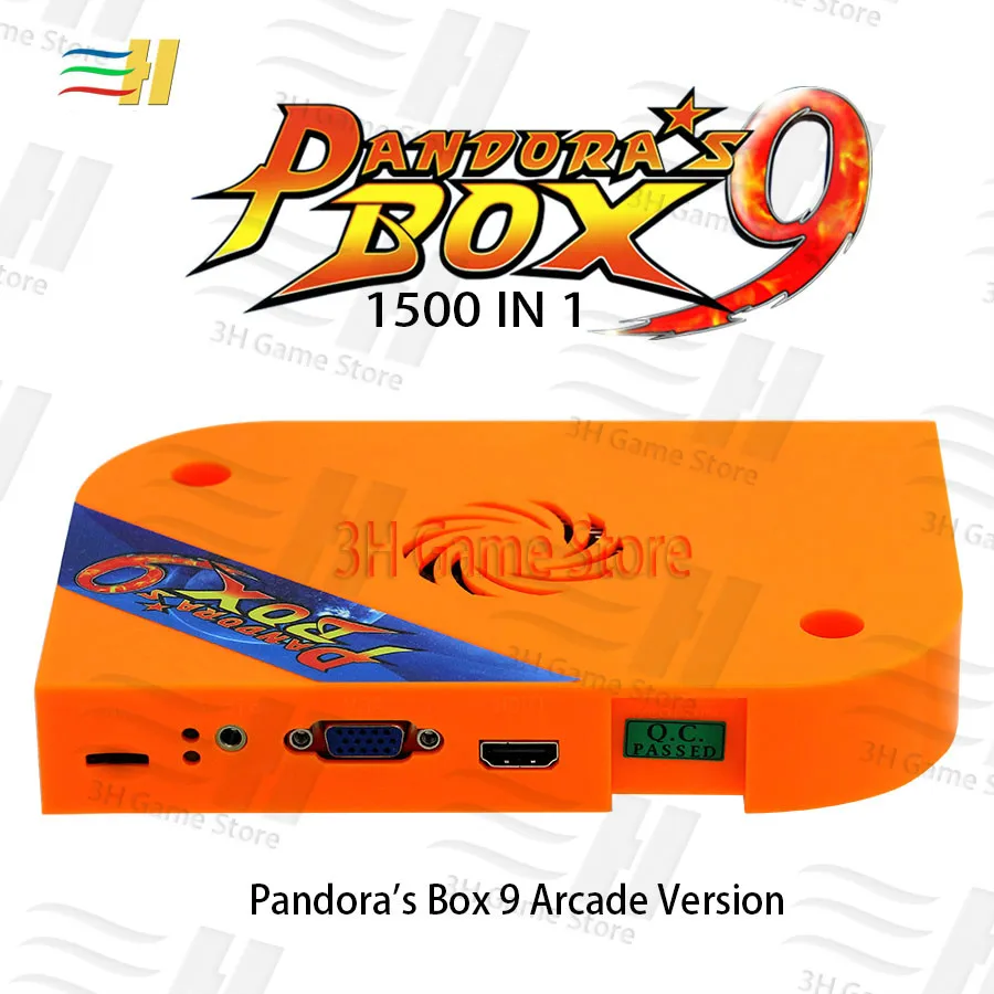 Pandora box 9 arcade version game board Built in 1500 games For arcade machine Pandora's Box 9 1500 in 1 pandora 5s 6s 7 pacman