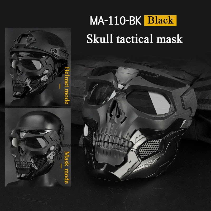 Открытый Пейнтбол Тактические маски черепа дышащая стрельба охотничьи маски для мужчин полное лицо страйкбол Удобная Военная маска черепа