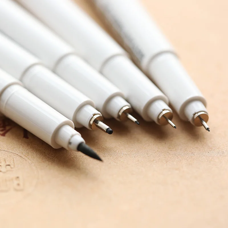 8 шт./лот мульти иглы для рисования ручка Marvy мультфильм маркер кисть лайнер-пигмент ручки канцелярские принадлежности с аниме школьные принадлежности F861