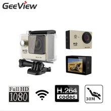 WiFi Sports Camera Full HD 1080P Action Camera Wireless Diving Waterproof Underwater 30m action Cam