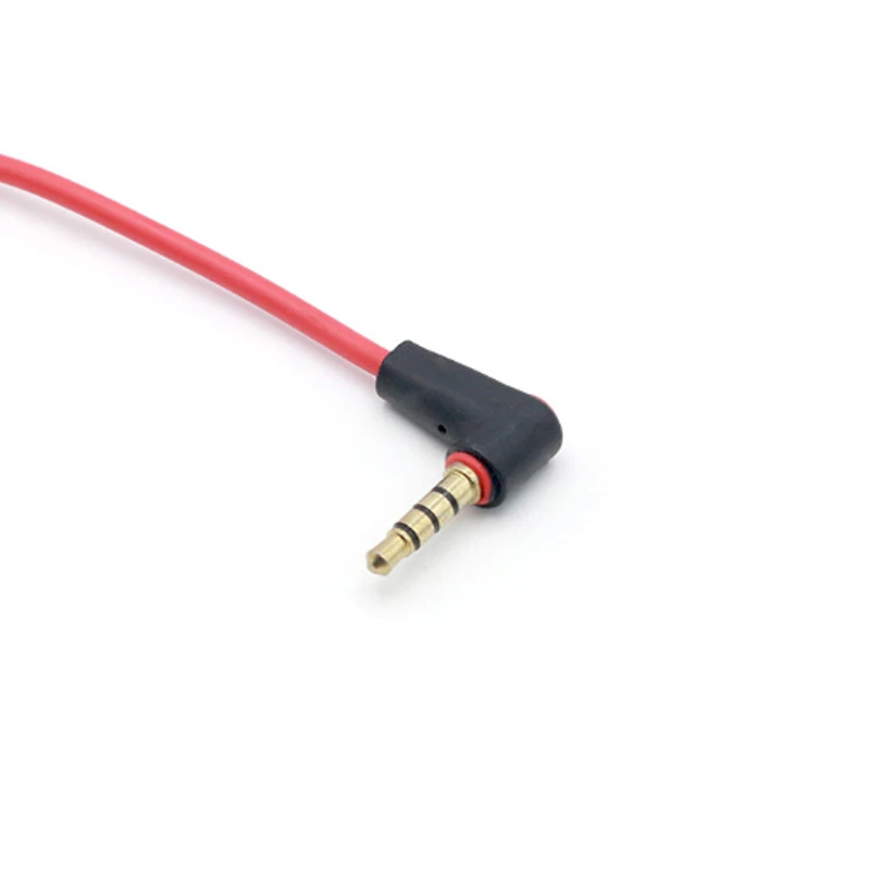 10pcs 50pcs 3 5mm Jack Elbow Male to Male Stereo Headphone Car Aux Audio Extension Cable Accessories