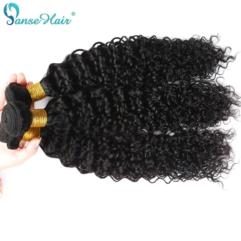 Kinky Curly Panse волосы вьетнамские 4 пучка s в партии не Реми человеческие ткачество