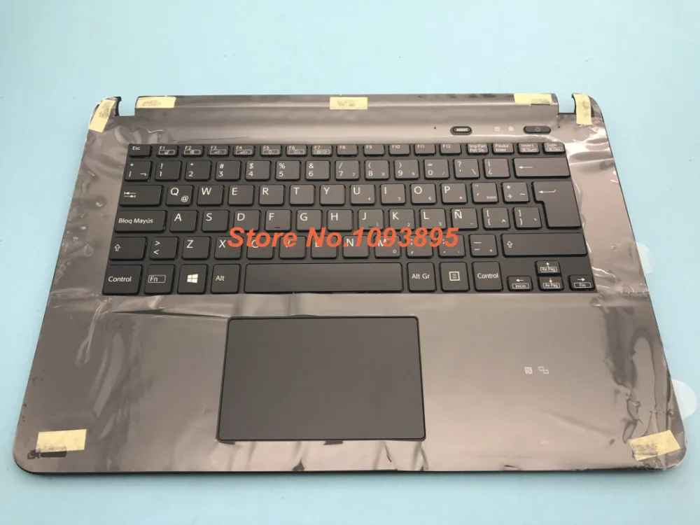 

NEW Spanish/Latin keyboard For SONY Vaio FIT SVF14E SVF14211CLB SVF14213CLB Latin keyboard Backlit Black with topcase Palmrest