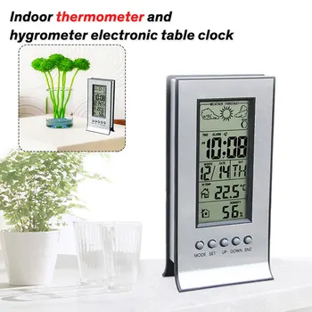 

Digital Thermometer Hygrometer Indoor/Outdoor Temperature Humidity Meter Weather Station Tester Calendar