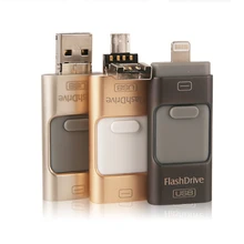 i-Flash Drive 32gb 64gb Mini Usb Metal Pen Drive Otg Usb Flash Drive For iPhone 7/7Plus/5c/6/6 Plus/ipad i-Flashdrive Pendrive