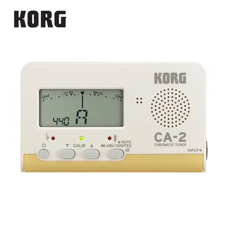 Компактный хроматический тюнер KORG CA2 универсальный для