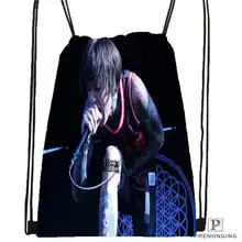 Custombring-me-the-horizon походная сумка на шнурке милый рюкзак для детей(черная спинка) 31x40 см#2018612-01-27