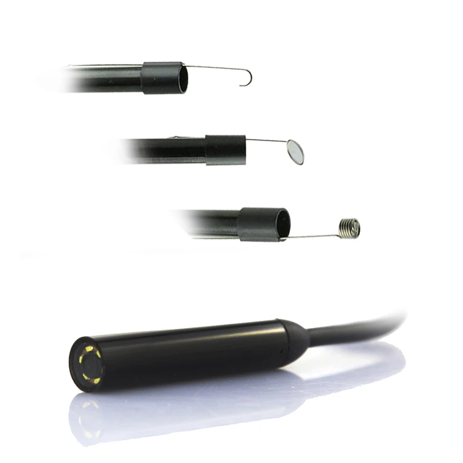 HD 2MP 6LED 9 мм USB эндоскоп инспекции мини камера Водонепроницаемый Бороскоп Змея