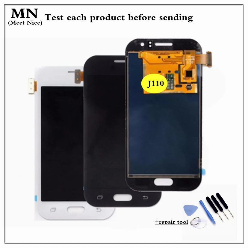 Prix pour 100% testé nouveau pour samsung galaxy j1 ace j110 sm-j110f J110H J110FM LCD Display + Écran Tactile Digitizer Assemblée Livraison gratuite Prix pour 100% testé nouveau pour samsung galaxy j1 ace j110 sm-j110f J110H J110FM LCD Display + Écran Tactile Digitizer Assemblée Livraison gratuite