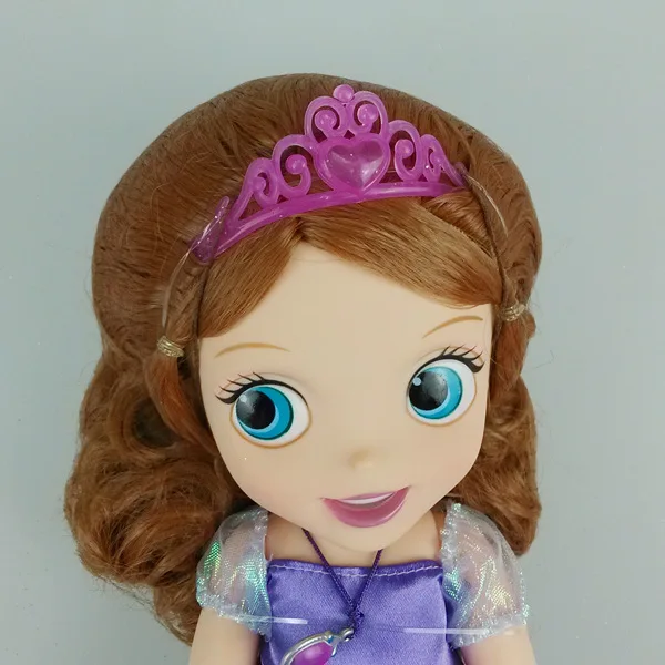 Лидер продаж года теперь Мода оригинальное издание София первая Принцесса Кукла виниловые игрушки Boneca Аксессуары куклы для детей Best подарок