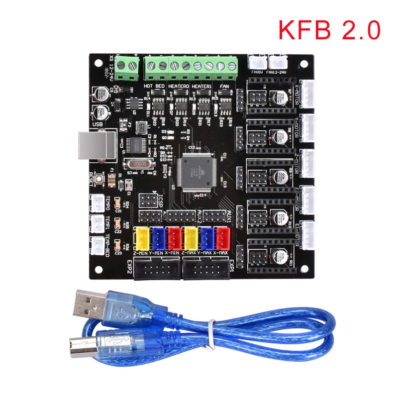 BIGTREETECH KFB 2,0 плата управления для Ramps1.4/Mega2560 R3 a4988/DRV8825/TMC2100 драйвер как MKS GEN L V1.0 материнская плата Reprap