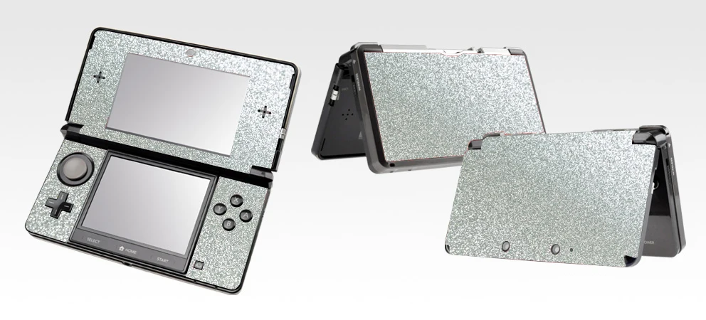 Блестящая серебряная блестящая Защитная пленка для Nintendo 3DS | Электроника