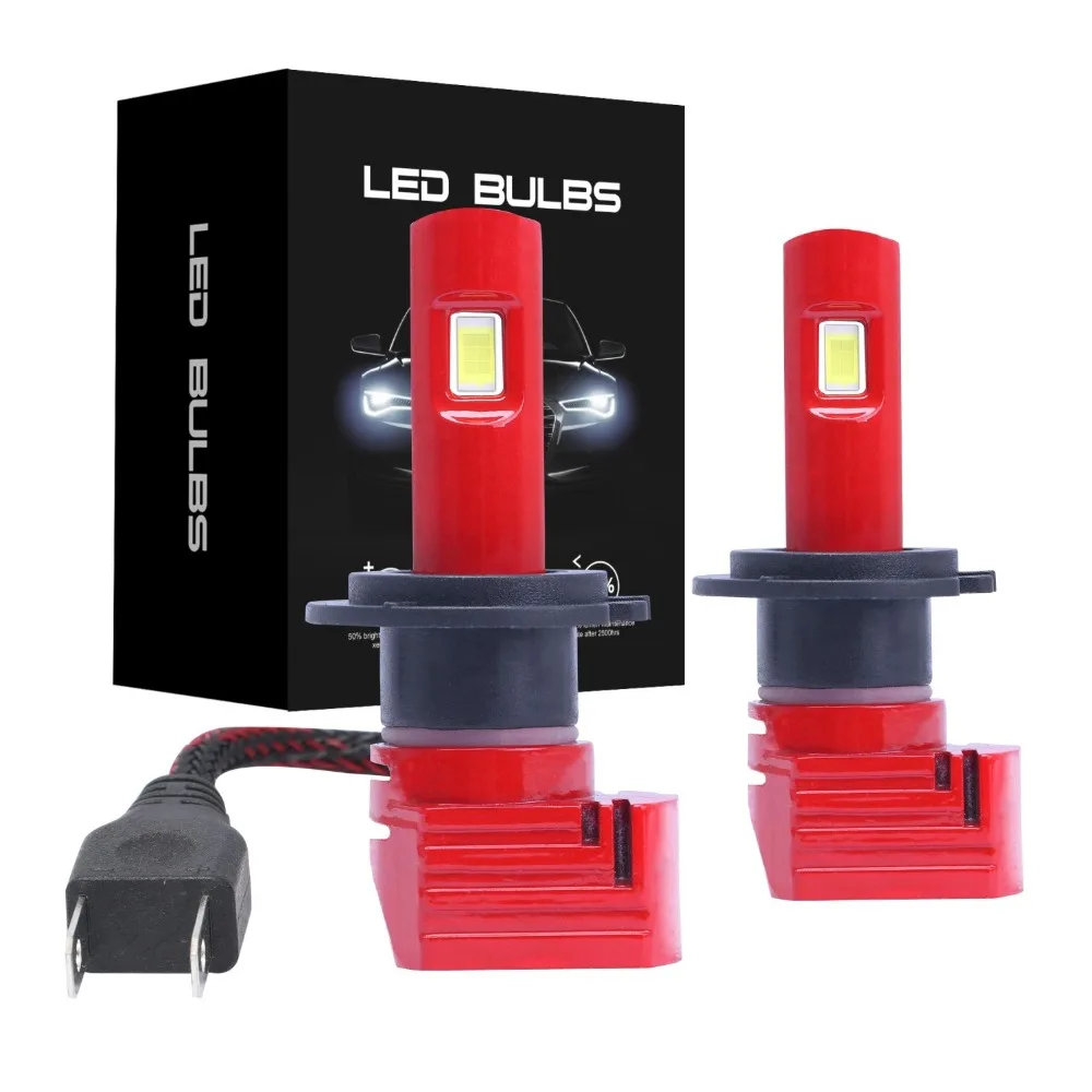 

2pcs H8 H11 H4 H7 LED Headlight Fog Light DRL 1860 CSP Chip Bulbs 6500K 12V for Mercedes Benz for BMW for Kia Rio for Renault