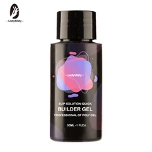Ladymisty 30 мл жидкость для наращивания ногтей УФ-жидкость поли кончики гель решение скольжения акриловые маникюрные инструменты для ногтей