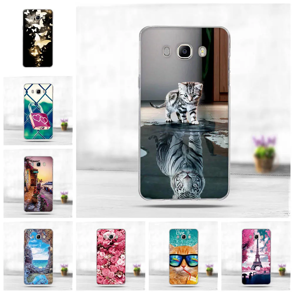 

Luxury 3D Soft Silicone TPU Shell For Samsung Galaxy J7 2016 J710 J710F Case 3D Cute Animal Back Cover Painting Phone Back Cover