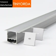 Tinyorda 10 шт.(длина 1 м) светодиодный профиль Alu светодиодный профиль канала для 19 мм Светодиодные полосы света [профессиональный производитель] TAZ3525