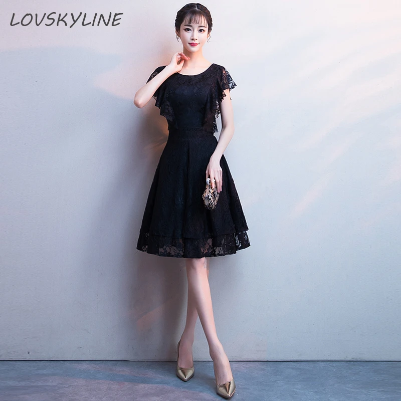 black summer wedding dress