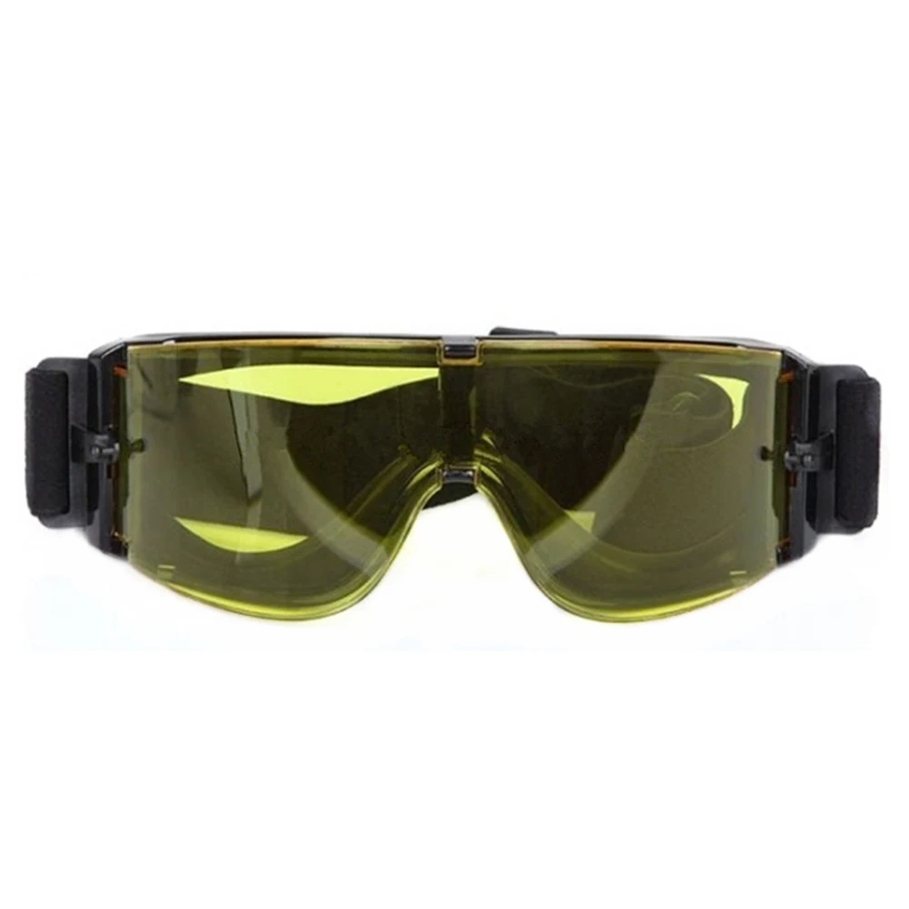 UMilitary Airsoft безопасности goggle X800 Тактический Goggle Стрелялки Очки GX1000 Черный 3 Объектива Мотоцикл Ветрозащитный