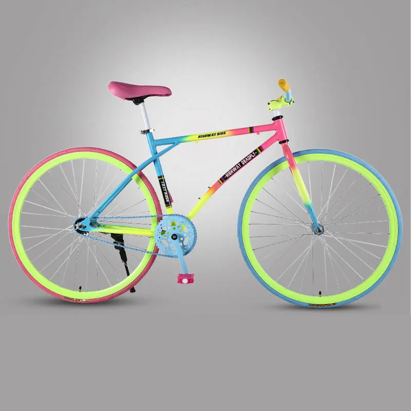 Discount 26 inch Road Bicycle Fixed Gear BIke Brake Fine Tire Lightweight Adult Track Single Speed Bicycle Adult student 4 Discount 26 inch Road Bicycle Fixed Gear BIke Brake Fine Tire Lightweight Adult Track Single Speed Bicycle Adult student 4