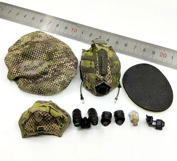 

1/6 FS-73017 Israel Wild Boy Special Forces Helmet Set Models for 12''Action Figures Bodies Accessories