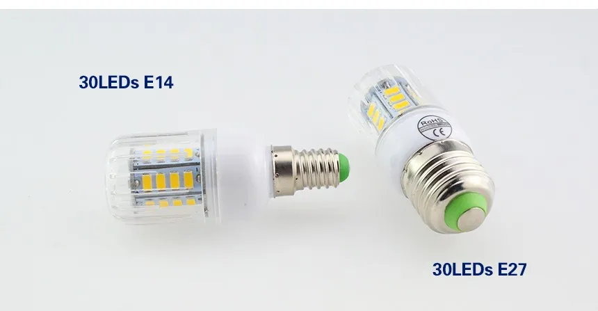 5731 smd Светодиодная лампа 220 В E27 E14 24Led 30Led 64Led 80 светодиоды свет лампы срок службы более длинные, чем 5730 SMD энергосберегающие светильники