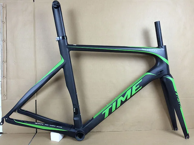 Best price at $569 Cheap Newest 2015 TIME skylon carbon road frame T1000 Toray Full carbon bike frame fork+sesatpost+headset bicycle frame free shipping